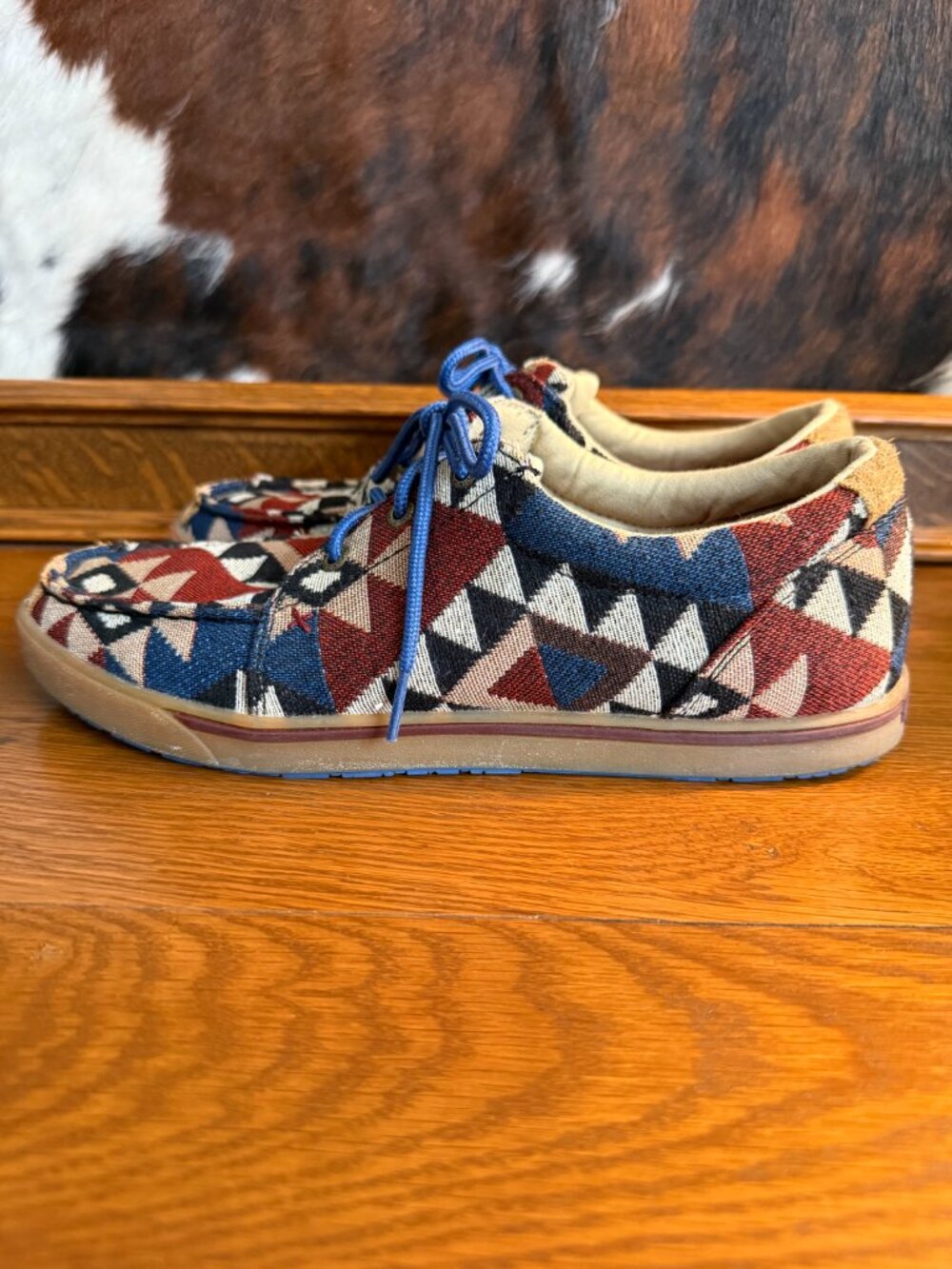 TWISTED X WOMEN'S MIDNIGHT SOUTHWESTERN LOPER SHOES SZ 9.5 - Picture 4 of 12
